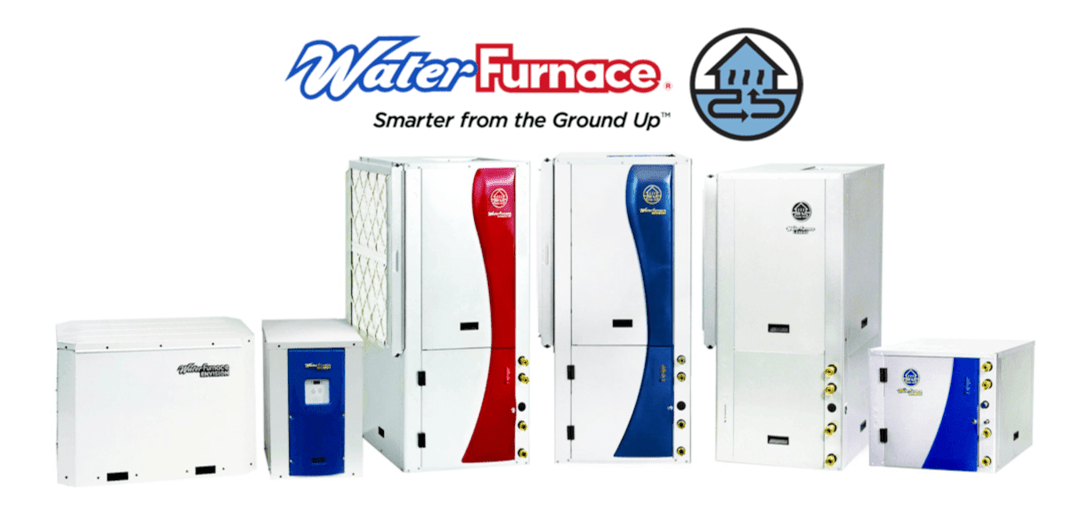 waterfurnace logo and fleet